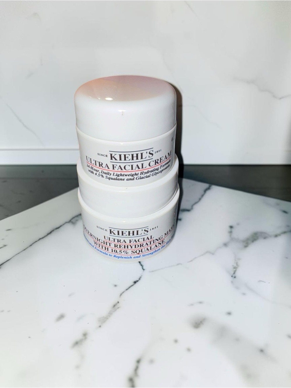 Kiehl’s Ultra Facial Cream + Overnight Rehydrating Mask Skincare Duo